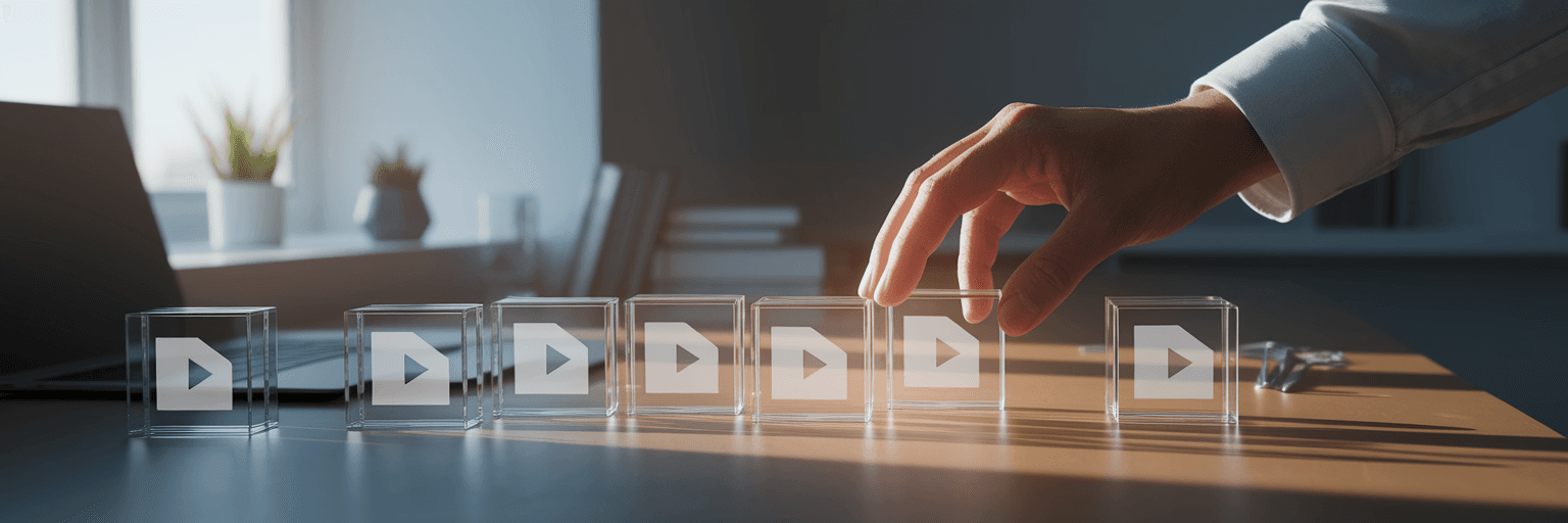 AI analyzing video content for high-impact moments